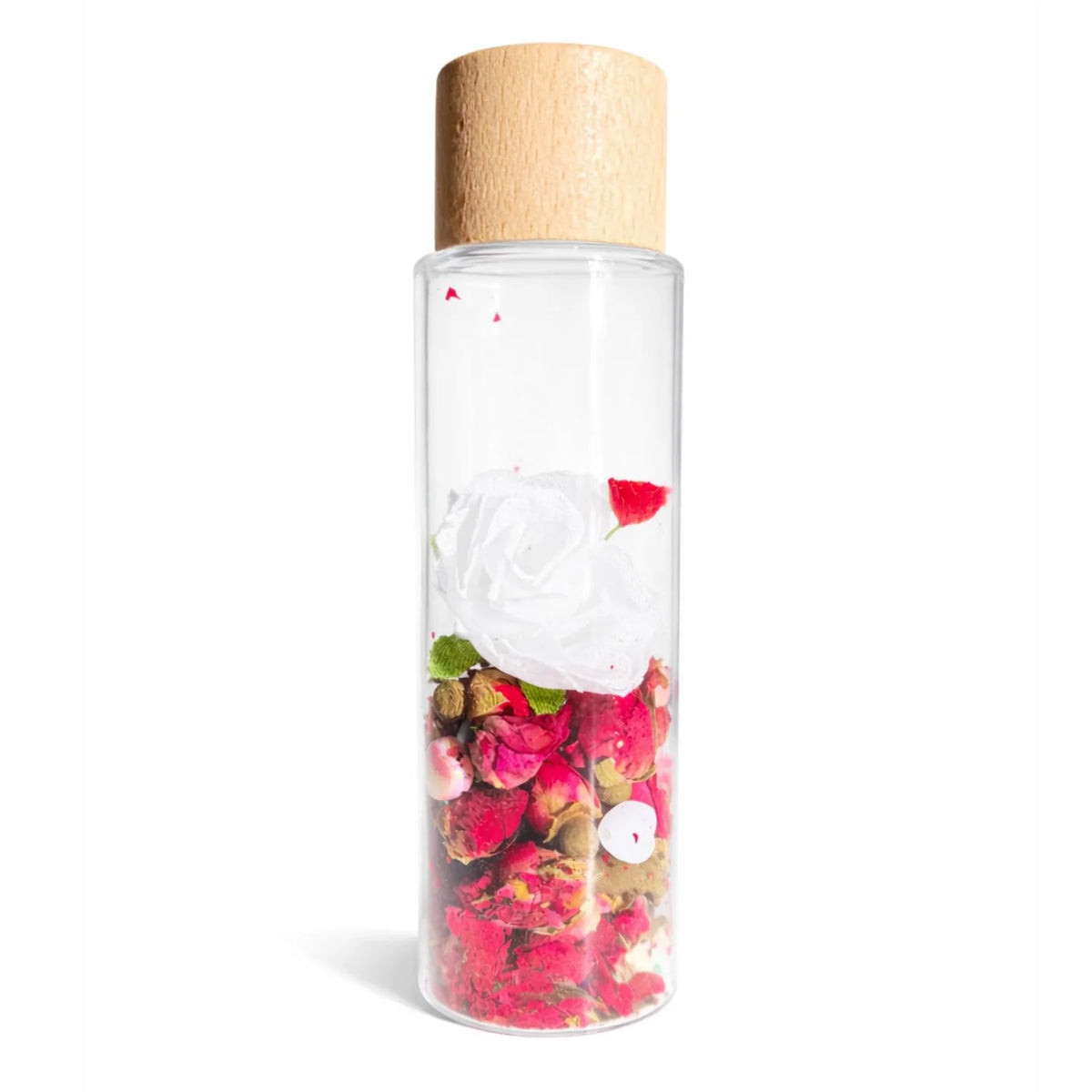 Bouteille Sensorielle Cœur de Rose – Bien Comme Bébé – vue principale