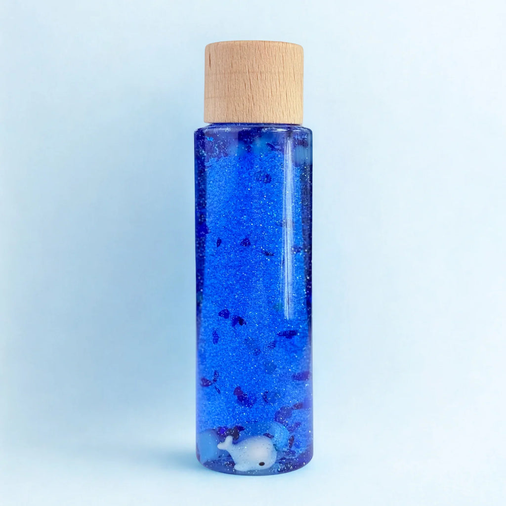 Bouteille Sensorielle Jolie Baleine – Bien Comme Bébé – vue principale