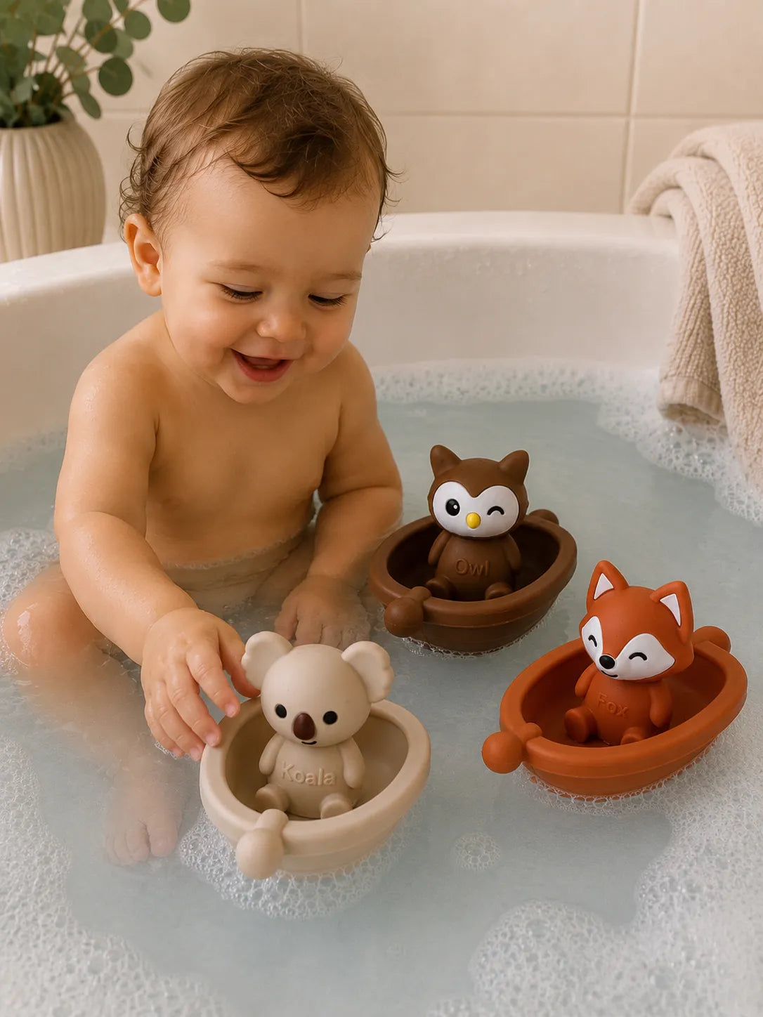 Jouets de Bain à Assembler en Silicone – GMLB – vue 11