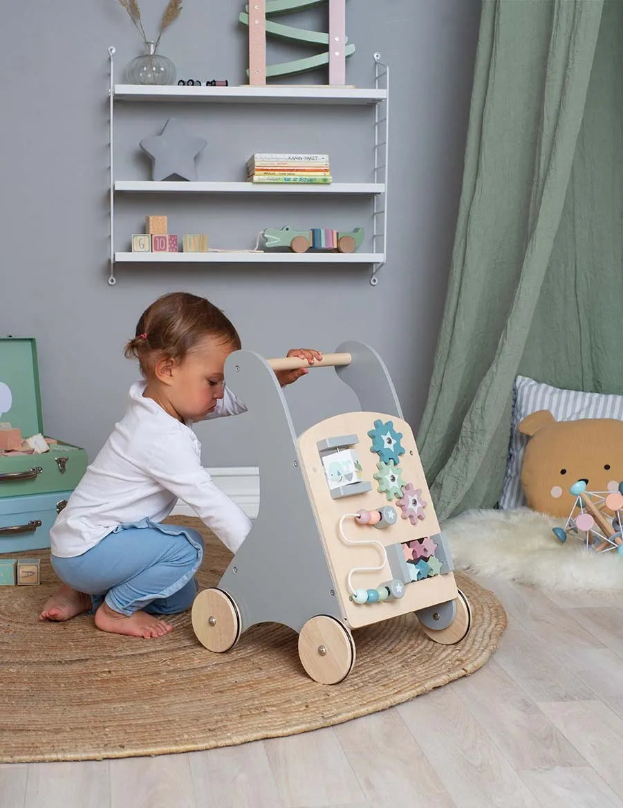 Chariot d'Activités en Bois – Jabadabado – vue 2