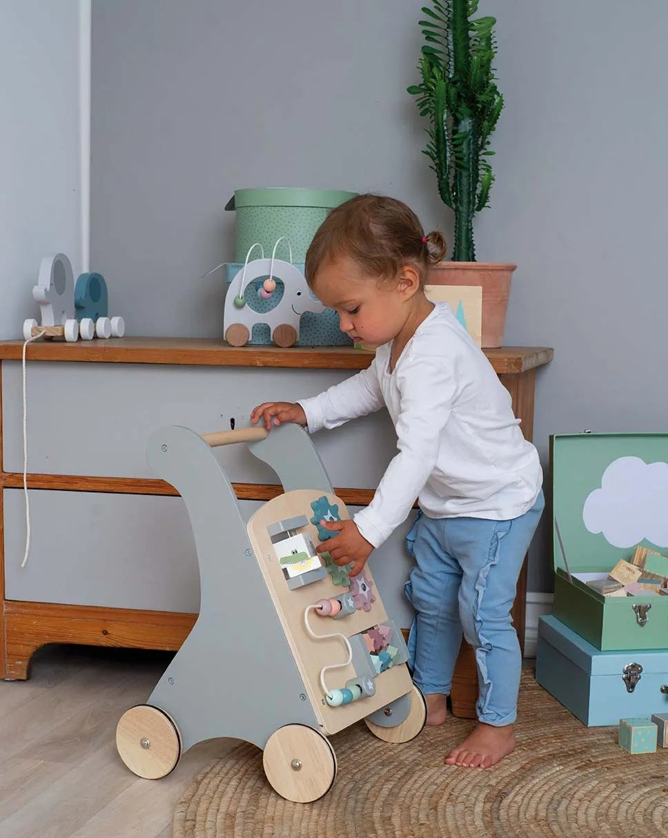 Chariot d'Activités en Bois – Jabadabado – vue 4