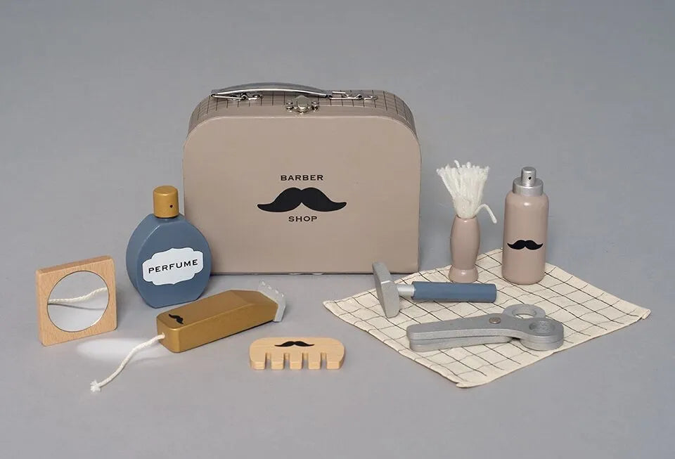 Valisette de Barbier en Bois – Jabadabado – vue 2