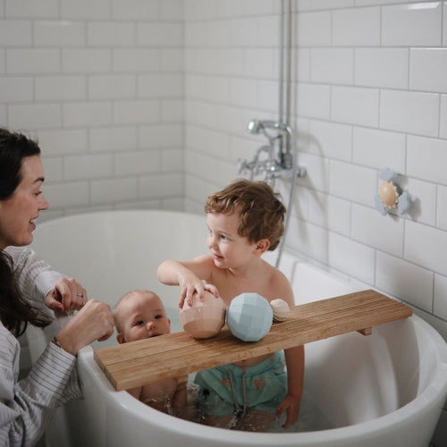 Balles Sensorielles à Empiler en Silicone – Mushie – vue 2