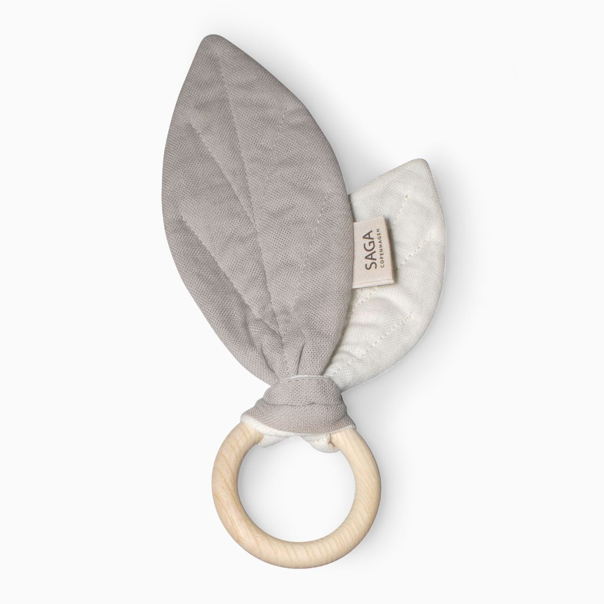 Anneau de Dentition Lapin en Tissu & Bois – SAGA – vue principale